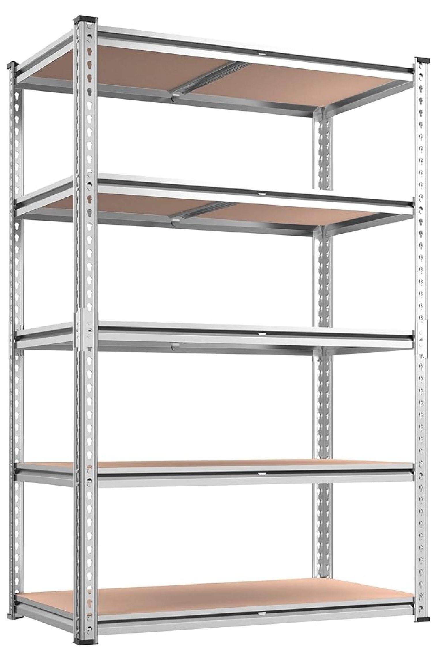 HHBEAUTY 2020LBS Garage Shelving Heavy Duty 5 Tier Storage Shelves