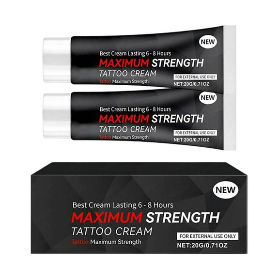 HHBEAUTY 2PC Tattoo Aftercare Soothing Gel & Moisturizer As Seen on Shark Tank - Premium Tattoo Supplies for New Tattoo Care, Anti-Itch - Tattoo Care Gel Made with Clean Ingredients