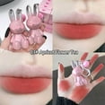 thumbnail image 1 of HHBEAUTY 6 Colors Velvet Matte Liquid Lipstick, Cute Rabbit Lip Glaze 2 in 1 Key Chain Lip Gloss Lip Stain, Waterproof Non-Stick Cup Long Lasting Lip Clay Cute Lip Makeup for Women, 1 of 9