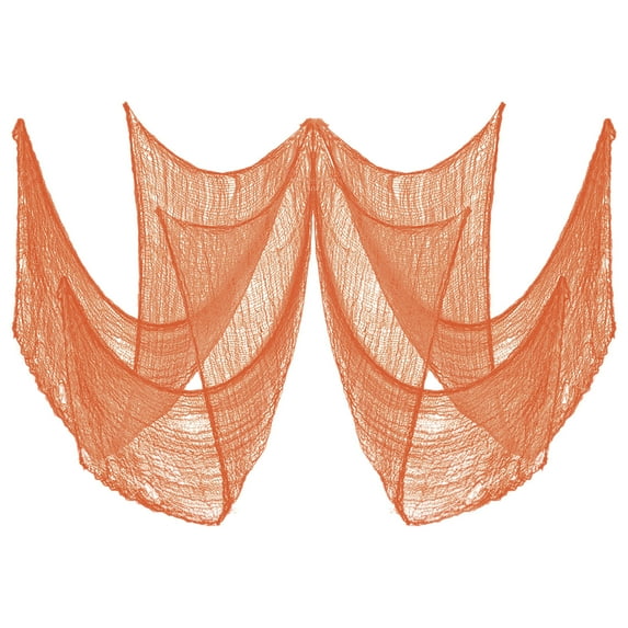 HHBEAUTY Black Halloween Creepy Cloth (30 x 72 Inch), Halloween Gauze, Creepy Gauze for House, Outdoor, Yard and Halloween Decoration Indoor