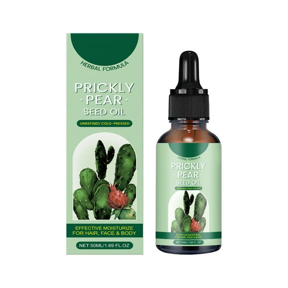HHBEAUTY Cactus Naturals Enriched Hair Oil Serum for Natural Moisturizing, Strengthening, Nourishing and Healthy Scalp, Soft, Manageable, Smooth & Silky Hair From Root to Tip