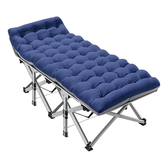 HHBEAUTY Camping Cot for Adult 28" Extra Wide, Heavy-Duty 1200D Oxford Cot for Sleeping, Portable Folding Camp Bed with Mat & Carry Bag