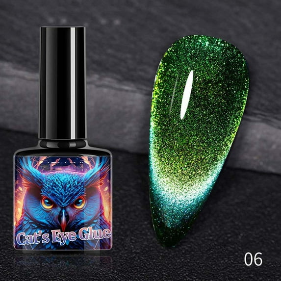 HHBEAUTY Cat Eye Gel Nail Polish, Magnetic Cat Eye Gel Polish Set, Classic Colors Chameleon Magic Galaxy Effect Soak off Nail Art - Sparkle Stunning Gel Polish Gift for Women