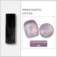 thumbnail image 1 of HHBEAUTY Cat Eye Gel Nail Polish Nude Glitter Crystal Polish, Glass Sparkle Nail Polish Reflective Shimmer Translucent Jelly Color U V Gel Salon DIY at Home, 1 of 8