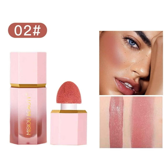 HHBEAUTY Cheek Gel Cream Liquid Blush Makeup, Soft Lightweight Breathable Feel, Long-Wearing, Smudge Proof, Natural-Looking, Skin Tint Blush Makeup