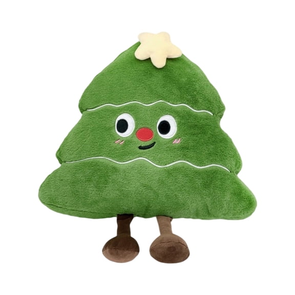 HHBEAUTY Christmas Tree Santa Shaped Pillows, Christmas Decorative Throw Pillow, Christmas Plush Pillow, Cartoon Pillow for Home Living Room Bed Sofa Cushion Xmas Decor