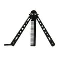 thumbnail image 1 of HHBEAUTY Combs Stainless Steel Folding Practice Combs Hair Styling Tools for Sport Outdoor Use, 1 of 8