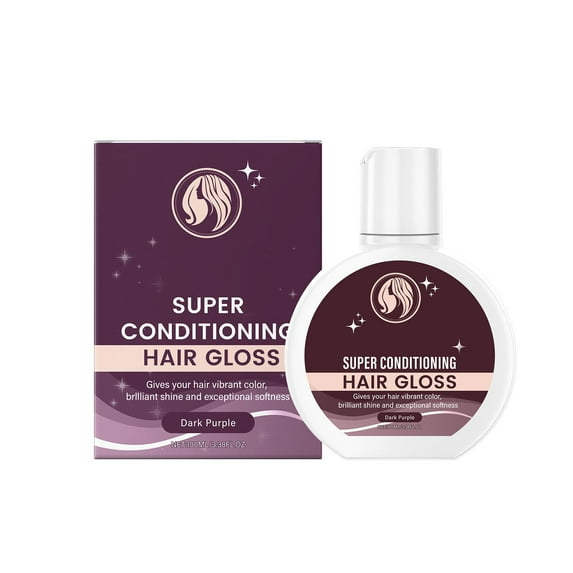 HHBEAUTY Complex Color Care Smoothing Conditioner with Keratin, Color Protection and Color Locking, Deep Purple