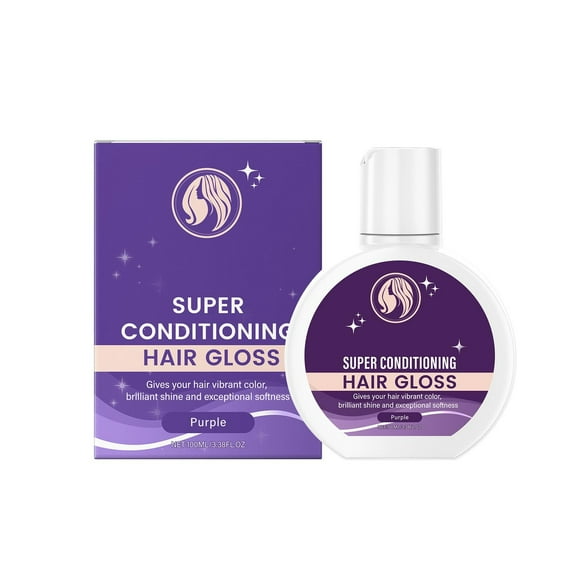 HHBEAUTY Complex Color Care Smoothing Conditioner with Keratin, Color Protection and Color Locking, Purple