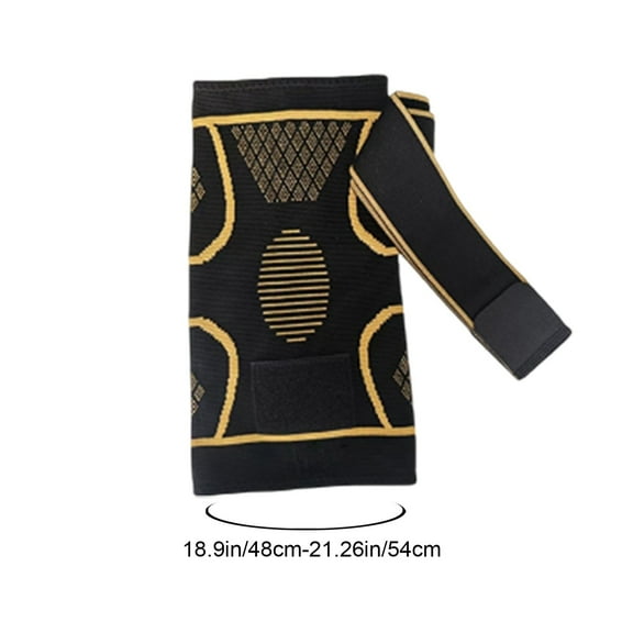 HHBEAUTY Copper Knee Braces with Strap for Knee Pain Women and Men, Knee Compression Sleeve for Arthritis, ACL, Meniscus Tear, Joint Pain Relief, Knee Support for Working, Running, Weightlifting