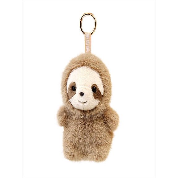 HHBEAUTY Cute Sloth Plush Keychain, Backpack Pendant Purse Car Keys Decor, Perfect For Backpacks and Birthday Gifts