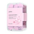thumbnail image 1 of HHBEAUTY Disposable Cherryblossoms Flavored Soap Tablets，Mini Fresh Portable Disposable Petal Hand Wash Sheets, Dissolvable Hand Bath Soap, Suitable for Children and Adults, Outdoor, Travel, Camping, 1 of 9
