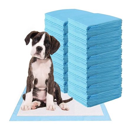 HHBEAUTY Dog Pee Pads 150 Count, 36''x24'' Large Dog Potty Pads, Powerful Absorbency, 5-Layer Design, Leak-Proof Disposable Pet Piddle Training Pad for Dogs Doggie Cats Rabbits