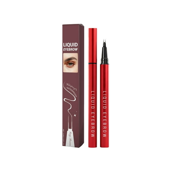 HHBEAUTY Double Brush Tip Brow Tint Pen, Natural Finish, Transfer and Smudge-Resistant, Create Natural Hair-Like Brows