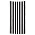 thumbnail image 1 of HHBEAUTY Extra Large Beach Towel - Oversized Mircofiber Beach Towel 60'' x 28'', XL Striped Lightweight Pool Towel, Big Cabana Swim Travel Towel for Adults Mens Women, Black, 1 of 5