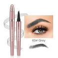 thumbnail image 1 of HHBEAUTY Eyebrow Pen - Liquid Eye Brow Microblading Pencil With Micro 4 Point Lift & Brow Pen Snatch, Long-Lasting Waterproof for Natural Eyebrow Hair Eye Makeup (Gray), 1 of 9
