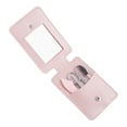 thumbnail image 1 of HHBEAUTY Eyebrow Trimmer Kit: 5-in-1 Set with Eyebrow Scissors, Razor, Tweezer, Brush, and Mirror for Women (Pink) – Includes Leather Carry-Around Bag, 1 of 8
