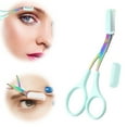 thumbnail image 1 of HHBEAUTY Eyebrow Trimmer Scissor, New Non-Slip Eyebrow Cutter Hair Removal Eyebrow Scissors Makeup Tool, Eyebrow Scissors with Comb Precision Eyebrow Trimming Scissors for Men Women Gifts, 1 of 3