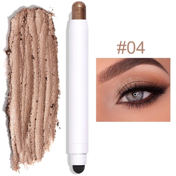 HHBEAUTY Eyeshadow Stick，High Pigmented Cream Matte Eyeshadow Pen ，Waterproof ，Long Lasting Shimmer Eyeshadows Stick with Soft Brush