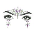 thumbnail image 1 of HHBEAUTY Face Gems Glitter, Rhinestone Face Glitter Stickers, Mermaid Face Jewels Stick On, Crystal Tears Gem Stones Eyes Face Body Temporary Tattoos Stickers for Birthday Party, Festival Makeup, 1 of 4