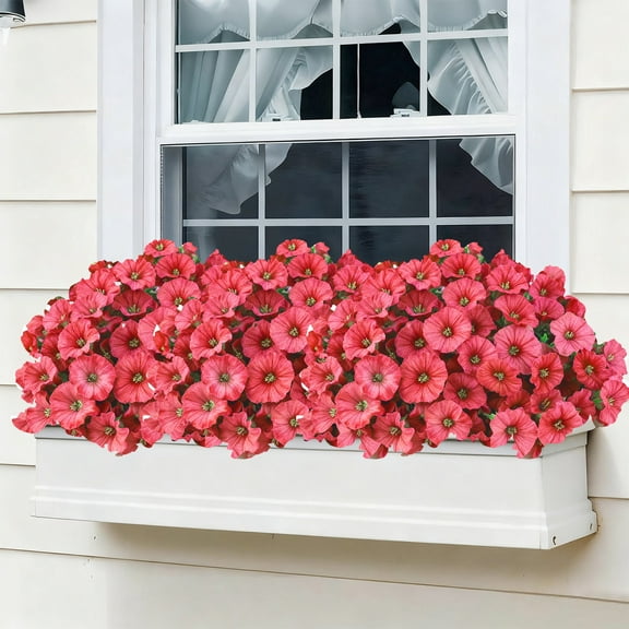 HHBEAUTY Fall Artificial Flowers for Outdoors,UV Resistant Fall Flowers Outdoor,Not-Fading Faux Fall Flowers for Outdoor Planters Front Door Porch Yard Patio Garden Home Decor