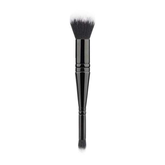 HHBEAUTY Foundation Brush for Liquid Makeup Double Ended Powder Foundation & Under Eye Concealer Brush for Flawless liquid Cream Makeup Blending,Buffing Large Fluffy Face Contour Brush