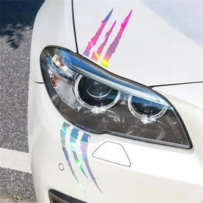 HHBEAUTY Ghost Claw Mark Decals for Car, Headlight Sticker Waterproof Vinyl Stripes Scratch Decal, Monster Claw Scratch Mark Sticker Car Exterior Decor for SUV Pickup Truck