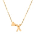 thumbnail image 1 of HHBEAUTY Gold Initial Necklaces for Women, Dainty Heart Letter A-Z Personalized Initial Heart Pendant Necklace Jewelry for Women, Mother's Day, 1 of 9