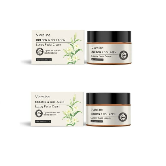 HHBEAUTY Golden Collagen Anti-Wrinkle Cream, 100g Gold Anti Aging Face Cream, Moisturizer Anti Aging Collagen Firming Face Cream