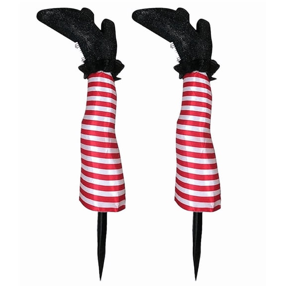 HHBEAUTY Halloween Wicked Witch Legs Prop Halloween Witch Decor, Halloween Decorations Halloween Witch Legs Halloween Ornament Wicked Witch Legs for Halloween Party Favor Indoor Outdoor Home Decor