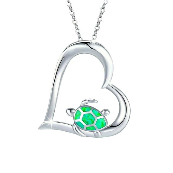 HHBEAUTY Infinity Heart Birthstone Necklace for Womens Wedding Anniversary, Birthday Gift for Wife Birthday Wedding Gifts For Women Wedding Jewelry for Brides (Green)