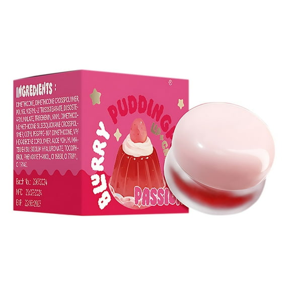 HHBEAUTY Jelly Lipstick Mud, Blusher Cream, Moisturizing Matte Mist Velvet Lip Glaze, Lip & Cheek Dual Use Lip Gloss Blush with Aloe Vera, High Pigment Long Lasting for Lip Make Up