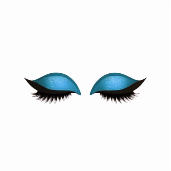 HHBEAUTY Lazy Eye Shadow Eyelash Patch,Eye Shadow Eyelashes Make-up Stickers,Colorful Beauty Fashion Eyelid Line Sticker,2-in-1 Reusable Eye Makeup Stickers with False Lashes & Shadow