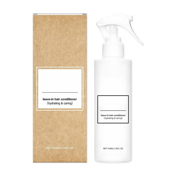 HHBEAUTY Leave-In Conditioner Spray & Detangler, Grow Long Biotin - Anti-Frizz Deep Conditioner For Split Ends, Breakage, Curly, Dry & Damaged Hair