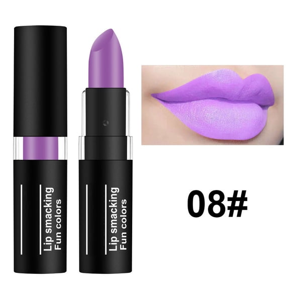 HHBEAUTY Light Purple Matte Lipstick for Women - Pigmented Lip Crayon & Face Paint Stick for Everyday Halloween Birthday Party Wear, Vegan & Cruelty-Free, Full-Coverage Matte Lipstick