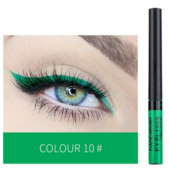 HHBEAUTY Liquid Eyeliner Pen, Matte Eye Liner with Precision Tip, Long Lasting Eyeliner Pencil for Bold Eye Makeup, Glides on Smoothly, Green