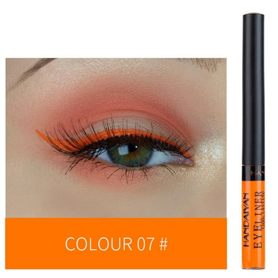 HHBEAUTY Liquid Eyeliner Pen, Matte Eye Liner with Precision Tip, Long Lasting Eyeliner Pencil for Bold Eye Makeup, Glides on Smoothly, Orange