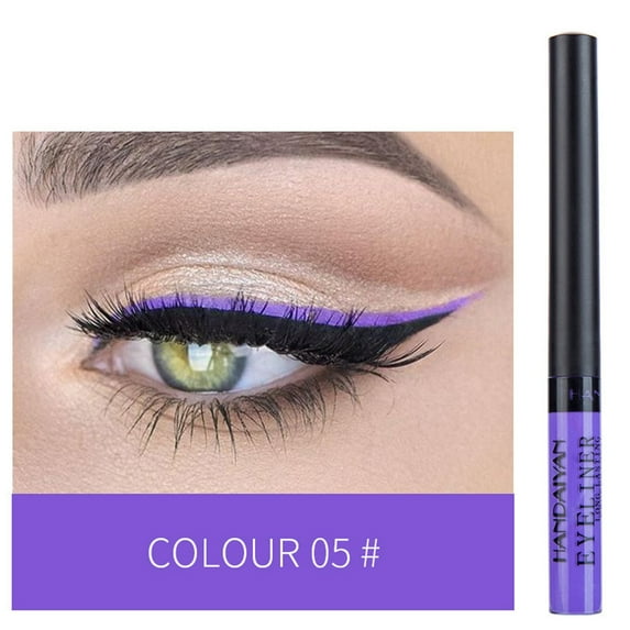 HHBEAUTY Liquid Eyeliner Pen, Matte Eye Liner with Precision Tip, Long Lasting Eyeliner Pencil for Bold Eye Makeup, Glides on Smoothly, Purple