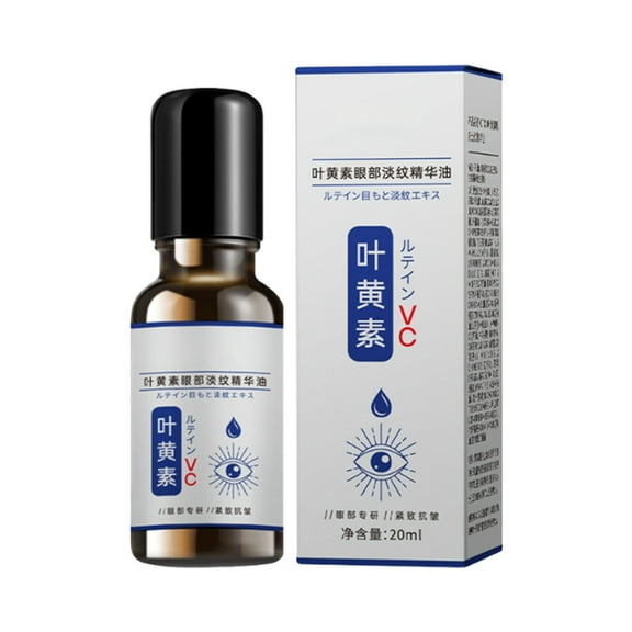 HHBEAUTY Lutein Eye Essence Oil, Rollerball for Eyes, Vitamin C Lutein Essence, Anti Wrinkle Oil Roller, With Lutein & Vc, Improve Wrinkl, Eye Bags, Dark Circle