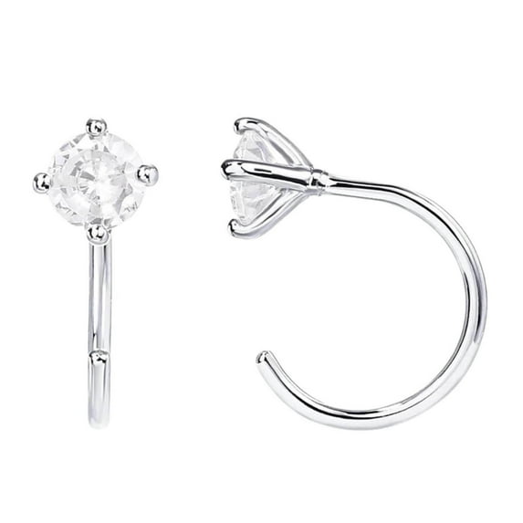 HHBEAUTY Lymphatic Earrings for Women Histone Lymphvity Germanium Drainage Earrings Magnetotherapy Rhinestone Hoop Earrings Jewelry Gifts