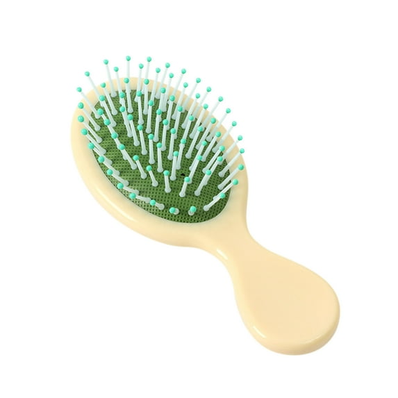 HHBEAUTY Mini Hair Brush, Detangling Hairbrush for Dry and Wet Hair, Small Size Travel Detangler Brush for Girls Boys Kids Women Men for All Hair Types