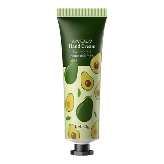 HHBEAUTY Moisturizing Hand Cream for Dry, Cracked Hands, Nails and Cuticles - Anti-Aging Skin Moisturizer with Vitamin E, Shea Butter and Ceramides, Avocado Flavor
