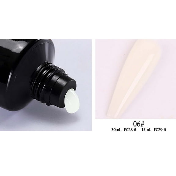 HHBEAUTY Nail Extension Gel, Star Extension Builder Nails Gel Multiple Colors Clear Pink Glitter Slip Solution Nail Extension Gel Brush Manicure Gift for Women