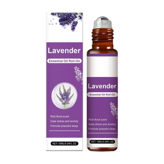 HHBEAUTY Natural Sleep Essential Oil Roll On, 100% Natural & Pure Deep Relaxation Blend with Lavender, Chamomile, Sweet Orange Aromatherapy Oils