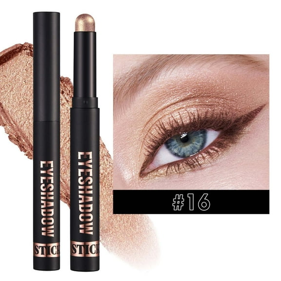 HHBEAUTY Neutral Eyeshadow Stick Makeup , Metallic Shimmer Matte Cream Eye Shadow Eyeliner Brightener Pencil Crayon，Waterproof