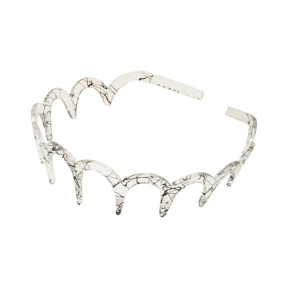 HHBEAUTY New U Shape Fashion Tooth Hair Comb Headband, High Cranium Head Bands for Women's Hair, Reversible Korean Headbands with Teeth for Women