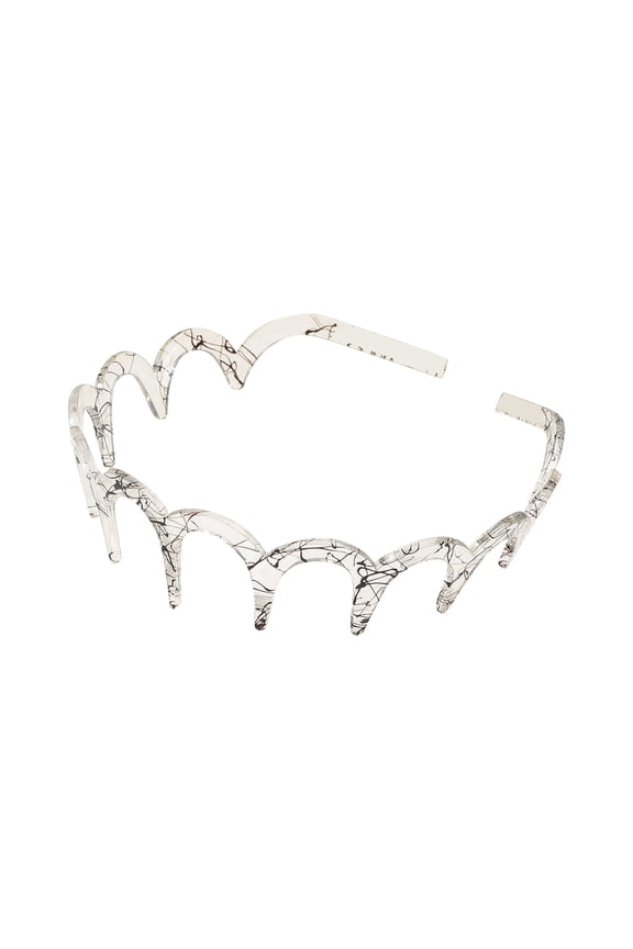 HHBEAUTY New U Shape Fashion Tooth Hair Comb Headband, High Cranium Head Bands for Women's Hair, Reversible Korean Headbands with Teeth for Women