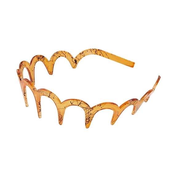 HHBEAUTY New U Shape Fashion Tooth Hair Comb Headband, High Cranium Head Bands for Women's Hair, Reversible Korean Headbands with Teeth for Women