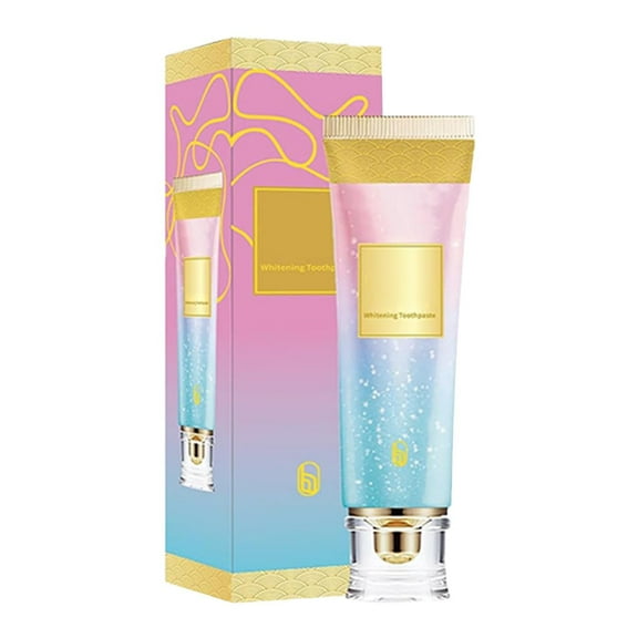 HHBEAUTY Niacinamide Brightening Toothpaste - Natural Gentle Care Deep Stain Removal Clean Peach Flavor, Improves Gum Health, Fresh Breath