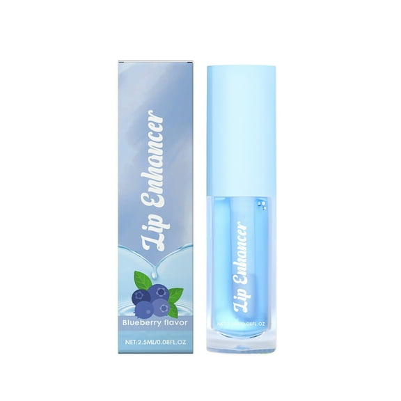HHBEAUTY Non-sticky Lip Oil, Moisturizing Glossy/Shiny Lip Gloss Oil PlumpingTint, Hydrating Lip Gloss Lip Balm, Long Lasting Nourishing Vitamin C Fruit Flavoure Lip Oils, Blueberry